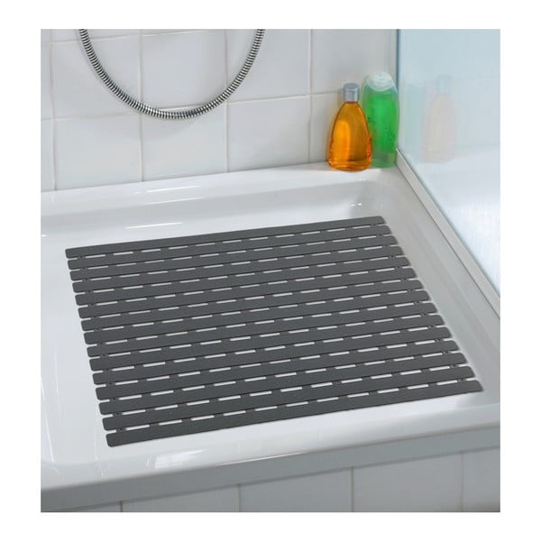 Tappeto doccia grigio scuro , 54 x 54 cm Arinos - Wenko-image-3