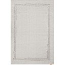 Tappeto in lana grigio chiaro 160x230 cm Morphic Rocca - Agnella