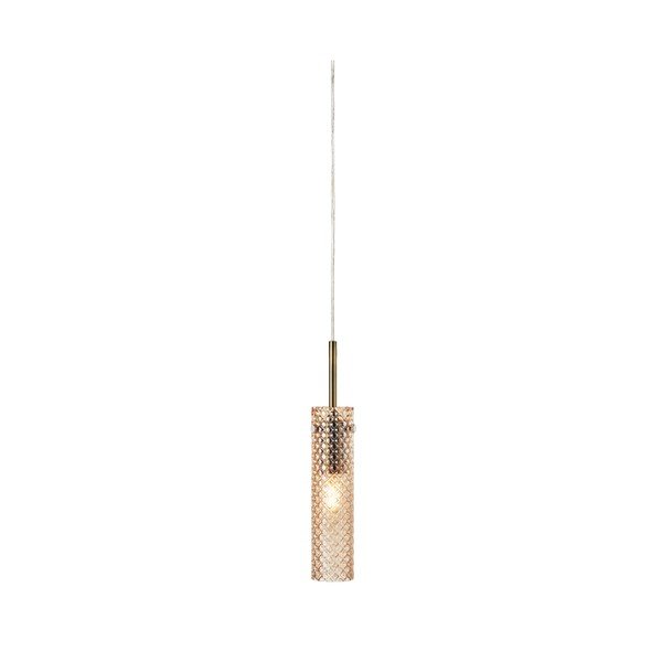 Lampadario color ottone/color ambra in vetro ø5x27,5 cm Vibia – Markslöjd