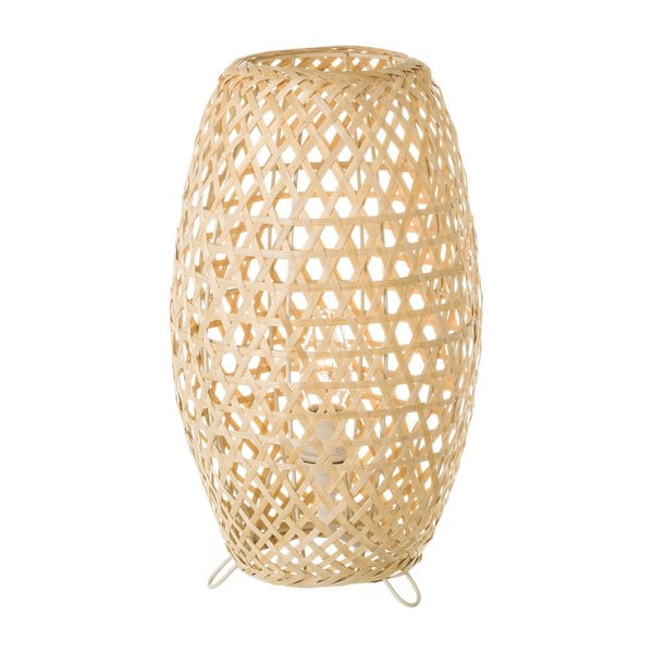 Lampada da tavolo in colore naturale con paralume in bambù (altezza 36 cm) Natural Way - Casa Selección