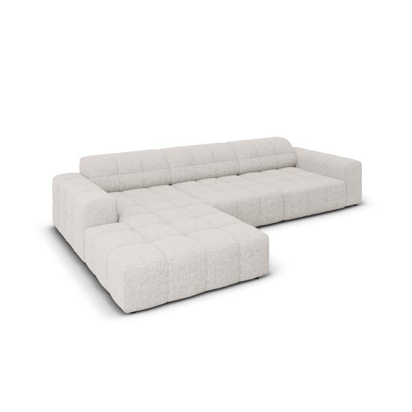 Divano angolare grigio chiaro (angolo sinistro) Chicago - Cosmopolitan Design-image-4