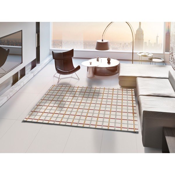 Tappeto in mattone e crema 80x150 cm Karisma - Universal-image-1