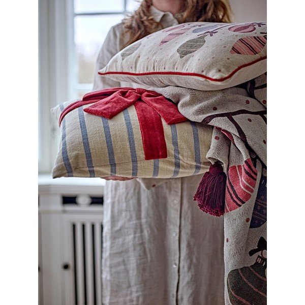Cuscino decorativo in cotone a tema natalizio 40x60 cm Bowie – Bloomingville-image-1