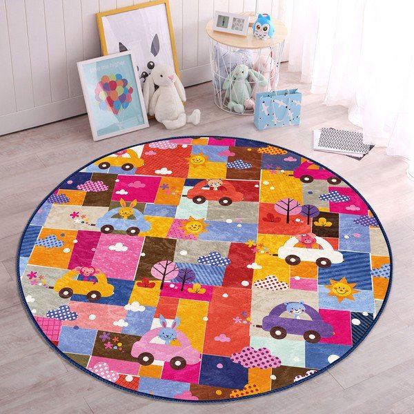 Tappeto per bambini ø 120 cm Comfort - Mila Home-image-3