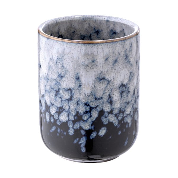 Tazza in ceramica blu scuro per spazzolini da denti Rosali - Wenko-image-1