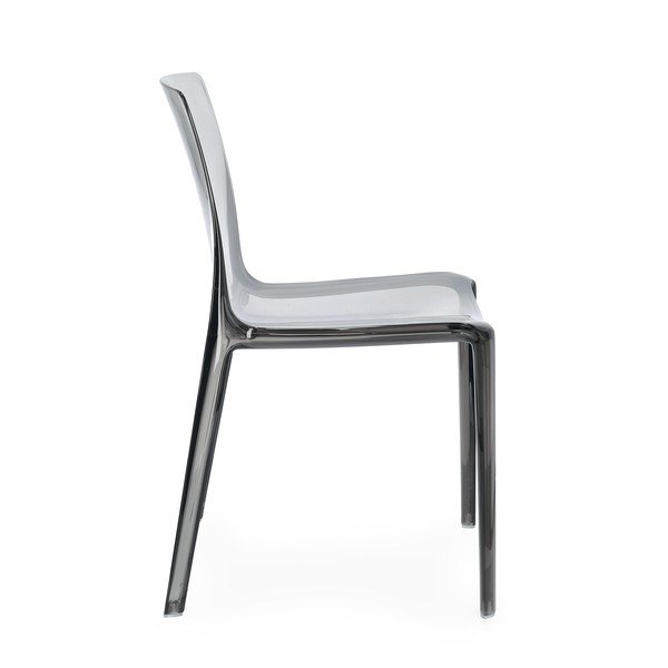 Sedia da esterno grigia in plastica Adele – Bizzotto-image-2