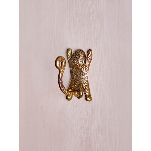Gancio da parete color ottone in alluminio Lester – Bloomingville-image-3
