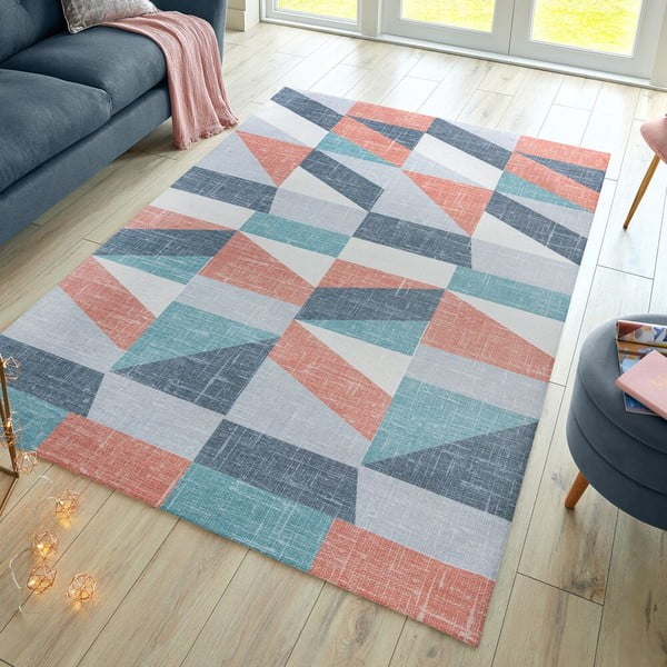 Tappeto lavabile 120x170 cm MATCH LOLA GEO - Flair Rugs-image-1