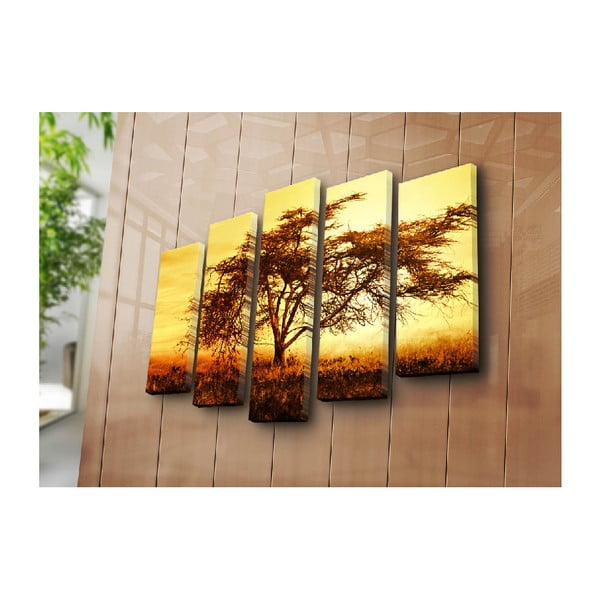 Quadro a più parti Grande albero, 105 x 70 cm - Wallity-image-3