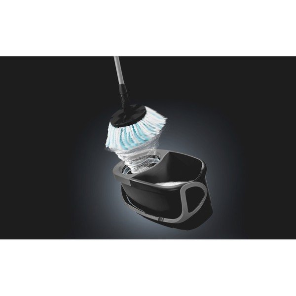 Mop con secchio con panno a rotante Clean Twist Disc Mop Ergo Black – LEIFHEIT-image-1