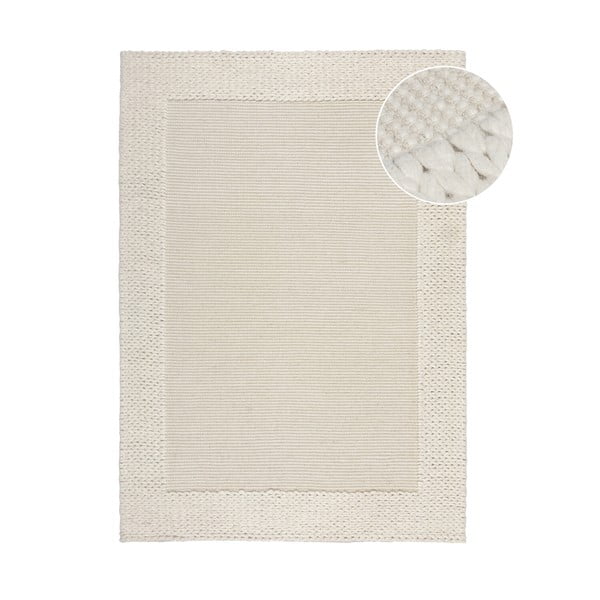 Tappeto in lana beige 200x290 cm Rue - Flair Rugs