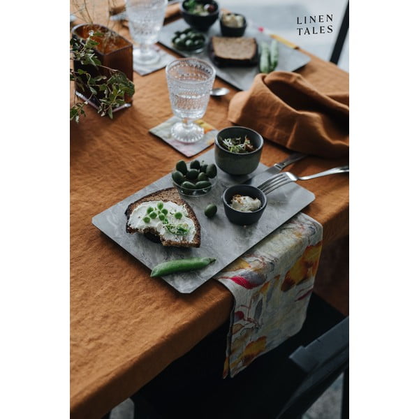 Asciugamano di lino 45x65 cm Hazelnut - Linen Tales-image-3