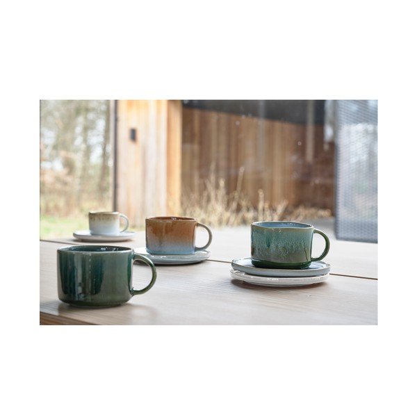 Tazze da espresso in gres arancione in set da 2 80 ml Styles - Villa Collection-image-3