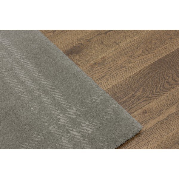 Tappeto in lana grigio chiaro 240x340 cm Calisia M Grid Rim - Agnella-image-4