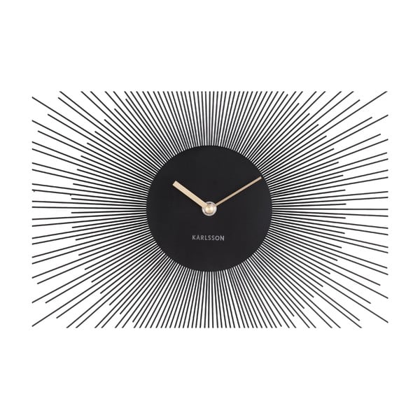Orologio da parete nero Grande, ø 60 cm Peony - Karlsson-image-2