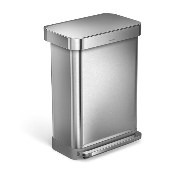 Cestino in acciaio a pedale 55 l - simplehuman