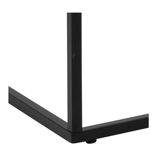 Tavolino bianco con piano in marmo 55x110 cm Barossa - Actona-image-4