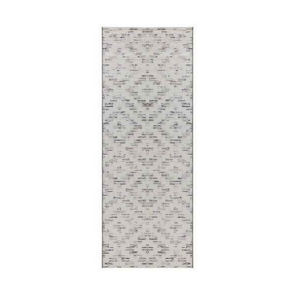 Runner per esterni crema e beige Creil, 77 x 200 cm Curious - Elle Decoration