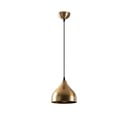 Lampadario dorato con paralume in metallo ø 18 cm Tattoo – Opviq lights