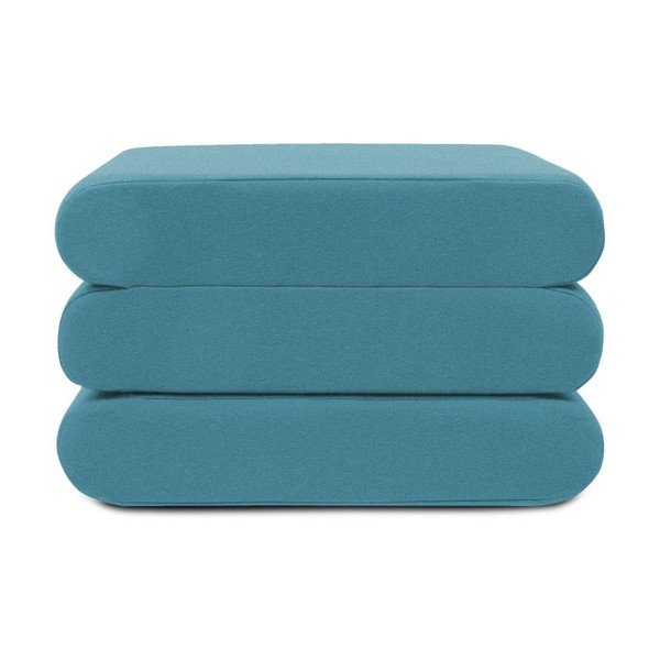 Pouf pieghevole turchese Bingo - Softline