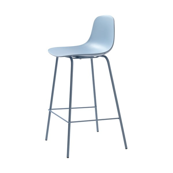 Sgabello da bar azzurro in plastica (altezza della seduta 67,5 cm) Whitby – Unique Furniture-image-2