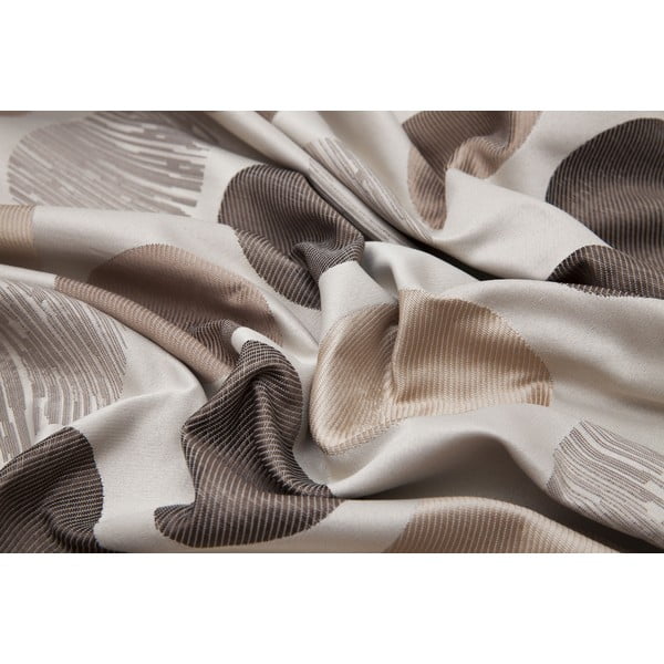 Tenda marrone/beige in jacquard 210x260 cm Cerro – Mendola Fabrics-image-2