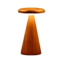 Lampada da tavolo LED di colore naturale con paralume in legno (altezza totale 14 cm) Sylva – Gingko