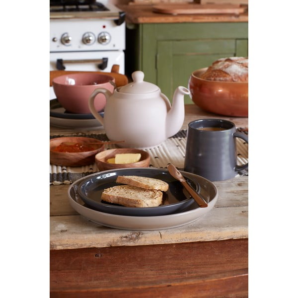 Piatto in ceramica grigio scuro, ø 20 cm Serenity - Mikasa-image-1