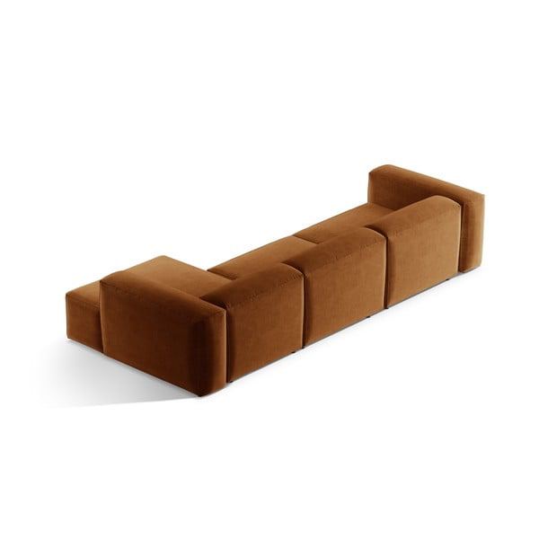 Divano angolare color mattone (con penisola a destra/con chaise lounge) Bergamo – Cosmopolitan Design-image-4