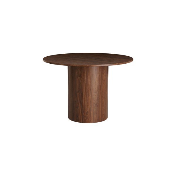 Tavolo da pranzo rotondo con effetto noce ø 110 cm Week – Ellos Home