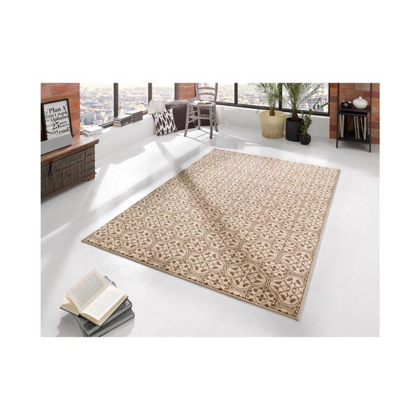 Tappeto beige Gloria Pattern, 80 x 150 cm - Hanse Home-image-1