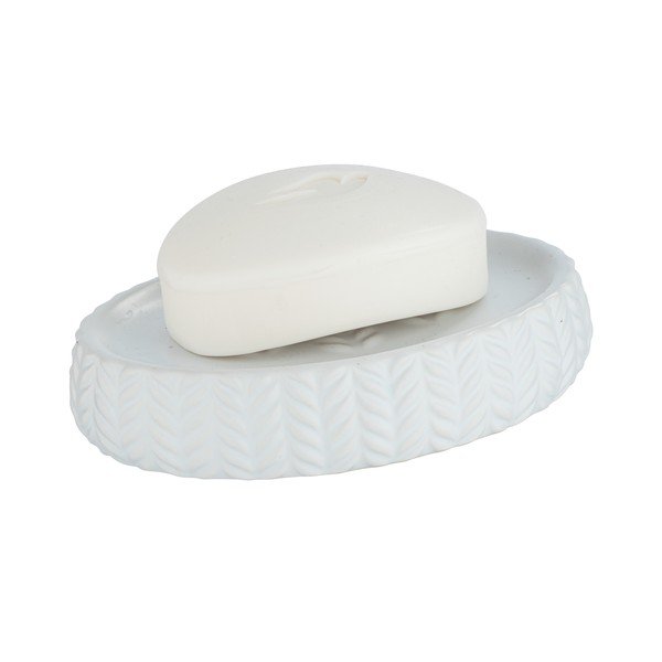 Portasapone in ceramica bianca Barinas - Wenko-image-1