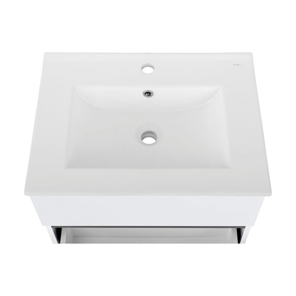 Mobile per bagno bianco da parete senza lavabo 60x52 cm Wisla - Støraa-image-1