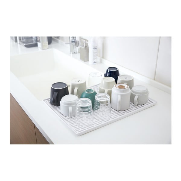 Scolapiatti bianco Tower - YAMAZAKI-image-2