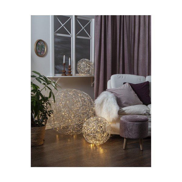 Decorazione luminosa a LED per esterni in acciaio inox, ø 37,5 cm Trassel - Star Trading-image-2
