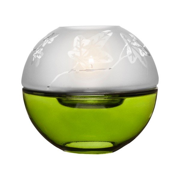 Zelený svícen Sagaform Shine Globe