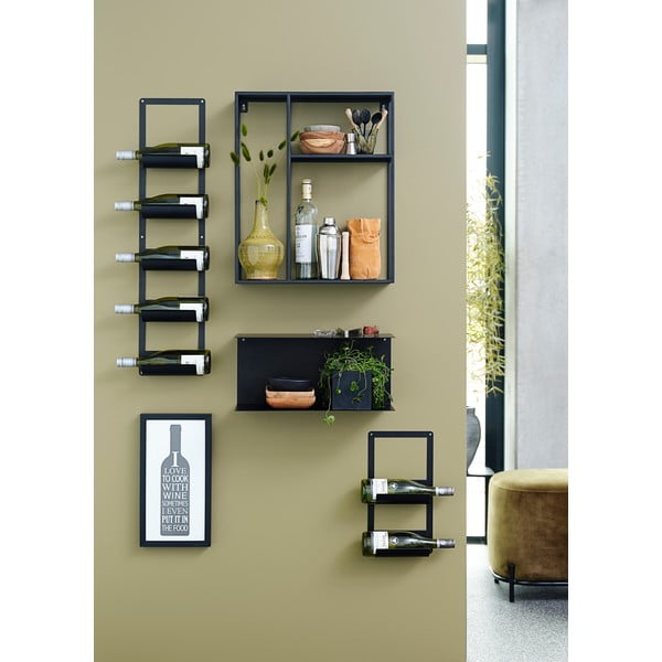 Mensola in ferro nero Thomas, 50 x 60 cm Joy - Canett-image-3