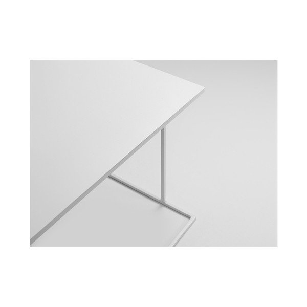 Tavolino bianco Custom Form Walt, lunghezza 100 cm - CustomForm-image-3