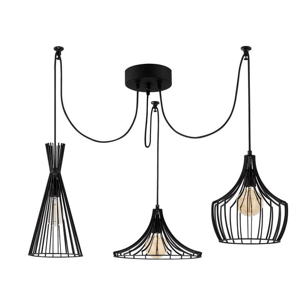 Lampadario nero Mezopotamya – Opviq lights