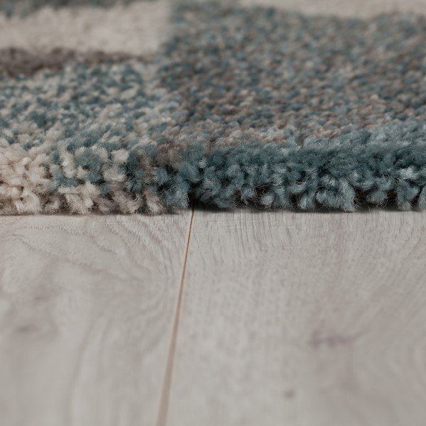 Tappeto blu/grigio 60x230 cm Nuru - Flair Rugs-image-4