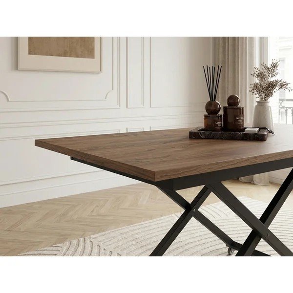 Tavolino da salotto di colore naturale 80x120 cm Diana – Bobochic Paris-image-4