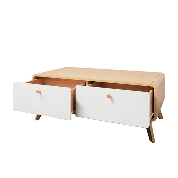 Mobile TV bianco effetto rovere 100x40 cm Cassie - Støraa-image-3