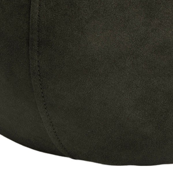 Pouf verde oliva in similpelle , 60 x 60 cm Mie - Actona-image-4