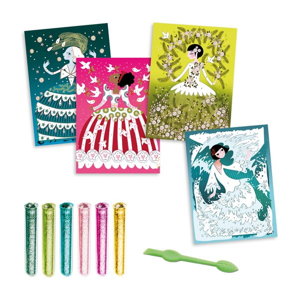 Set per sabbiatura Glittery Dancers - Djeco-image-1