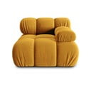 Modulo divano in velluto giallo (angolo destro) Bellis - Micadoni Home
