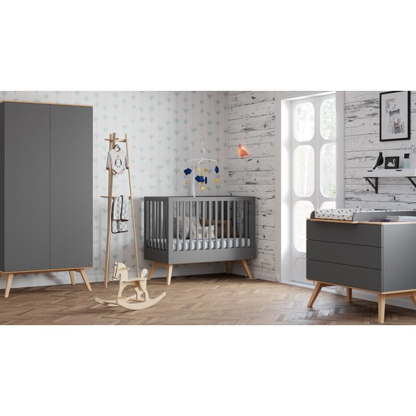 Armadio grigio Mitra, altezza 2 m - Vox-image-1