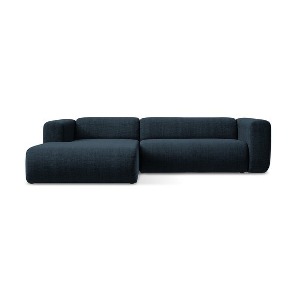 Divano angolare blu (con penisola a sinistra/con chaise lounge) Ekahi – Makamii