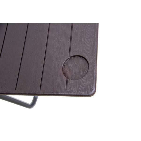 Tavolino da balcone pieghevole sospeso 60x60 cm Tabora - Garden Pleasure-image-4