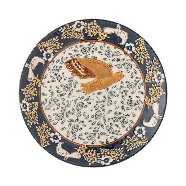 Piatto da dolce blu in gres ø 16 cm Hezha – Bloomingville