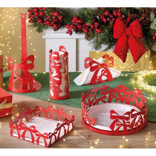 Portatovaglioli in acciaio inox Red Ribbon – Brandani-image-1
